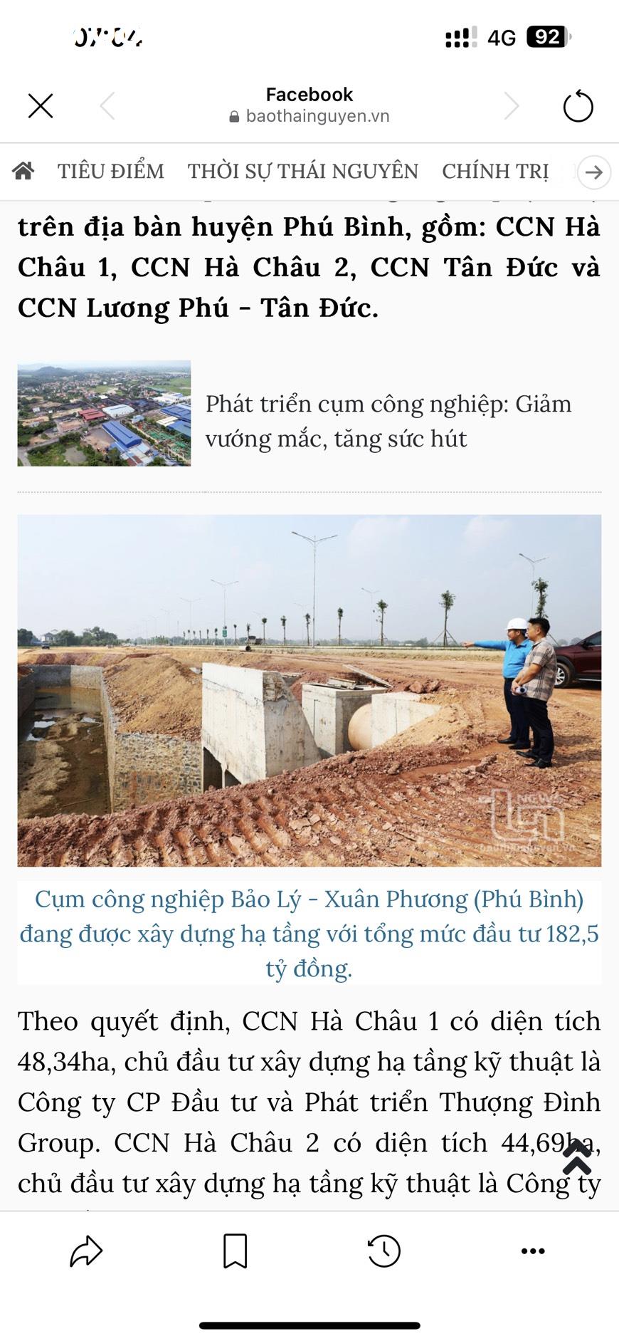 CỰC HIẾM: 1 lô duy nhất TDC Hà Châu - Phú Bình -TN  nằm sát cụm công nghiệp Hà Châu 1 Hà Châu 2 giá - Ảnh 3